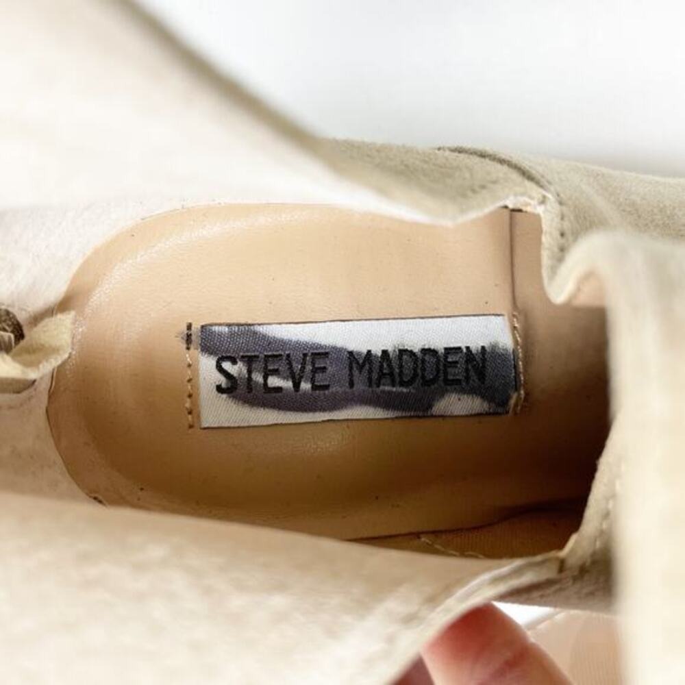 Steve‎ Madden Women's Cedar Leather Ankle Bootie Tan Size 11 M - Picture 5 of 13
